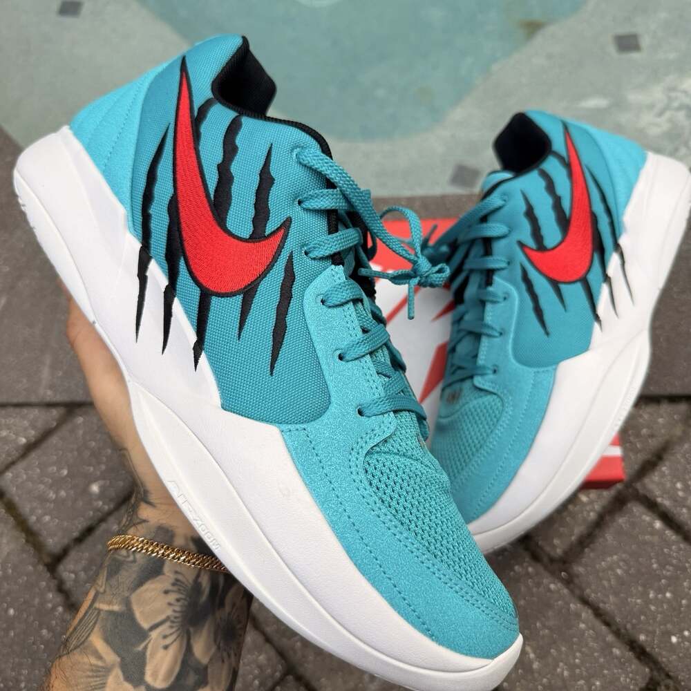NIKE JA 2 SCRATCH MENS SIZE 13 RAPID TEAL BLACK ALE BROWN UNIVERSITY HQ1759 400
